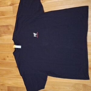 Vintage 90's Big Dog 'Attitude Adjustment' Navy Blue Tee Size 3X 100% Cotton